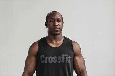 Nobull Crossfit® Men's Tank Tops Black | Australia (RL9532)